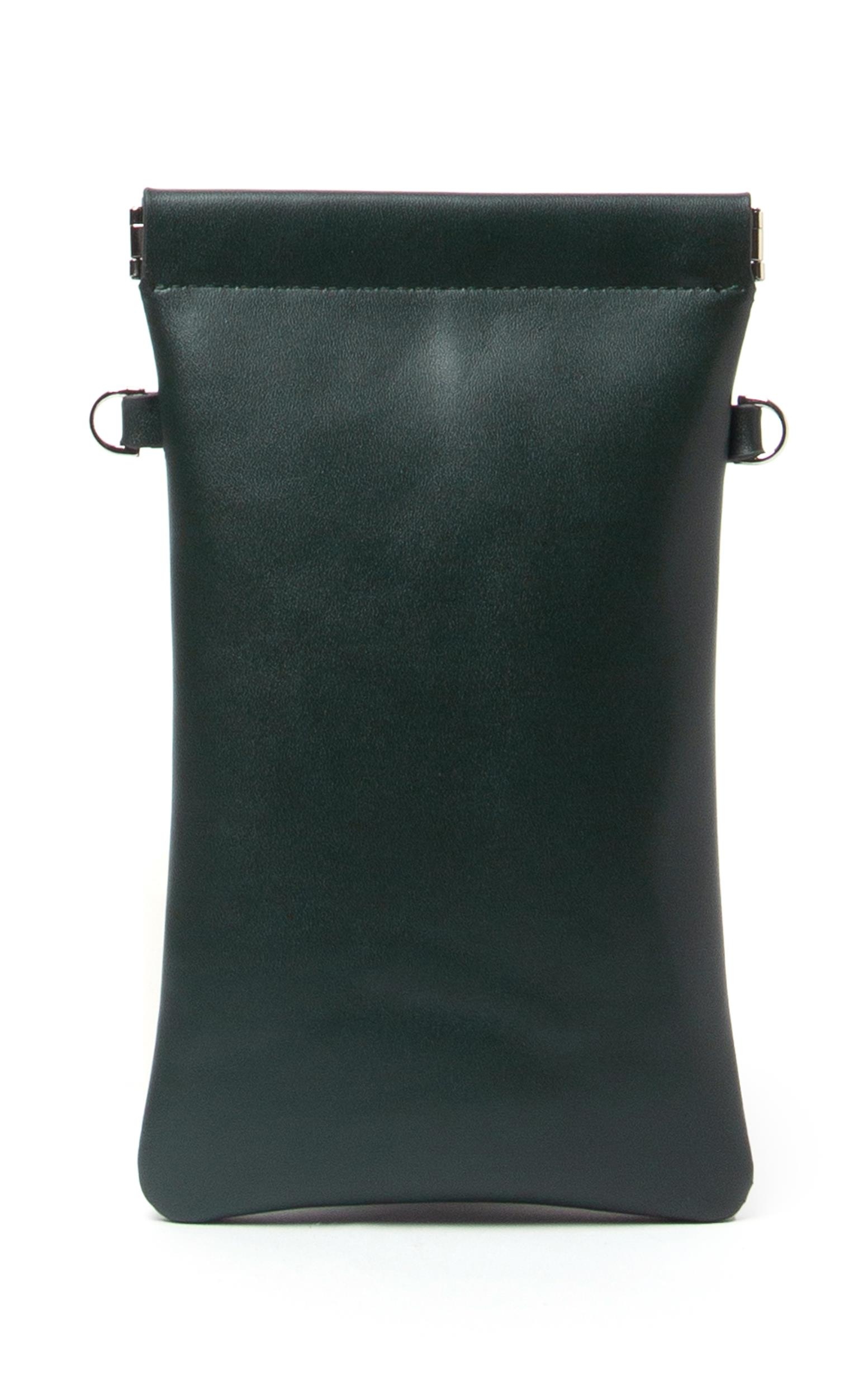 るる Bolsa Phone Christopher Ellus Dark Green