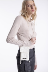 Bolsa Pouch Bag Caicos Ellus Branco