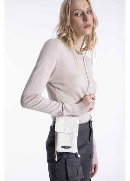 Bolsa Pouch Bag Caicos Ellus Branco