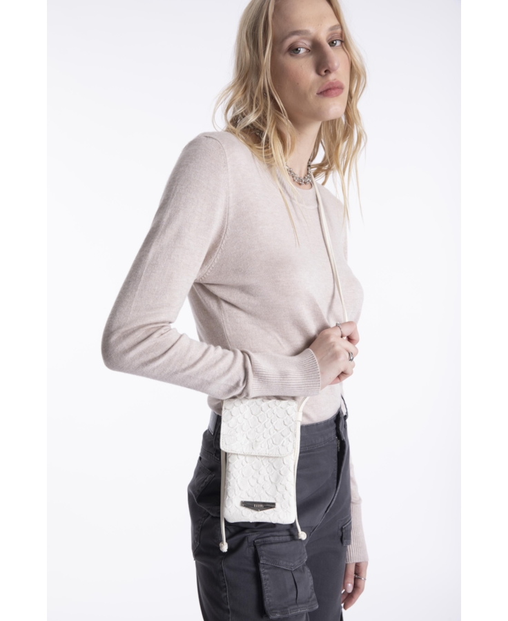 Bolsa Pouch Bag Caicos Ellus Branco