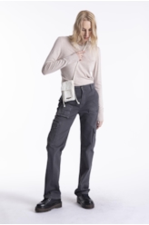 Bolsa Pouch Bag Caicos Ellus Branco