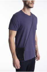 Bolsa Pouch Bag Caicos Ellus Preto