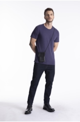 Bolsa Pouch Bag Caicos Ellus Preto