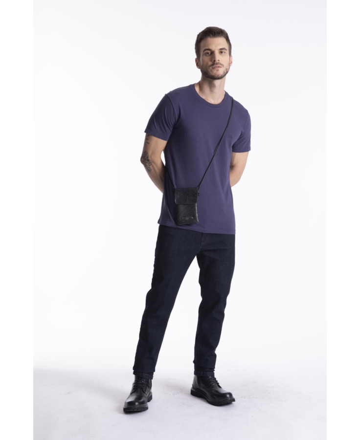 Bolsa Pouch Bag Caicos Ellus Preto