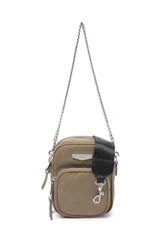 Bolsa Pouch Bag Georgina Ellus Caqui