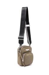 Bolsa Pouch Bag Georgina Ellus Caqui