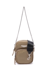 Bolsa Pouch Bag Georgina Ellus Caqui