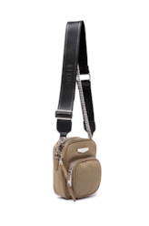 Bolsa Pouch Bag Georgina Ellus Caqui