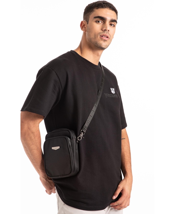 Bolsa Pouch Bag Nylon Preto