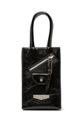 Bolsa Pouch Bag Perfecto Ellus Preto