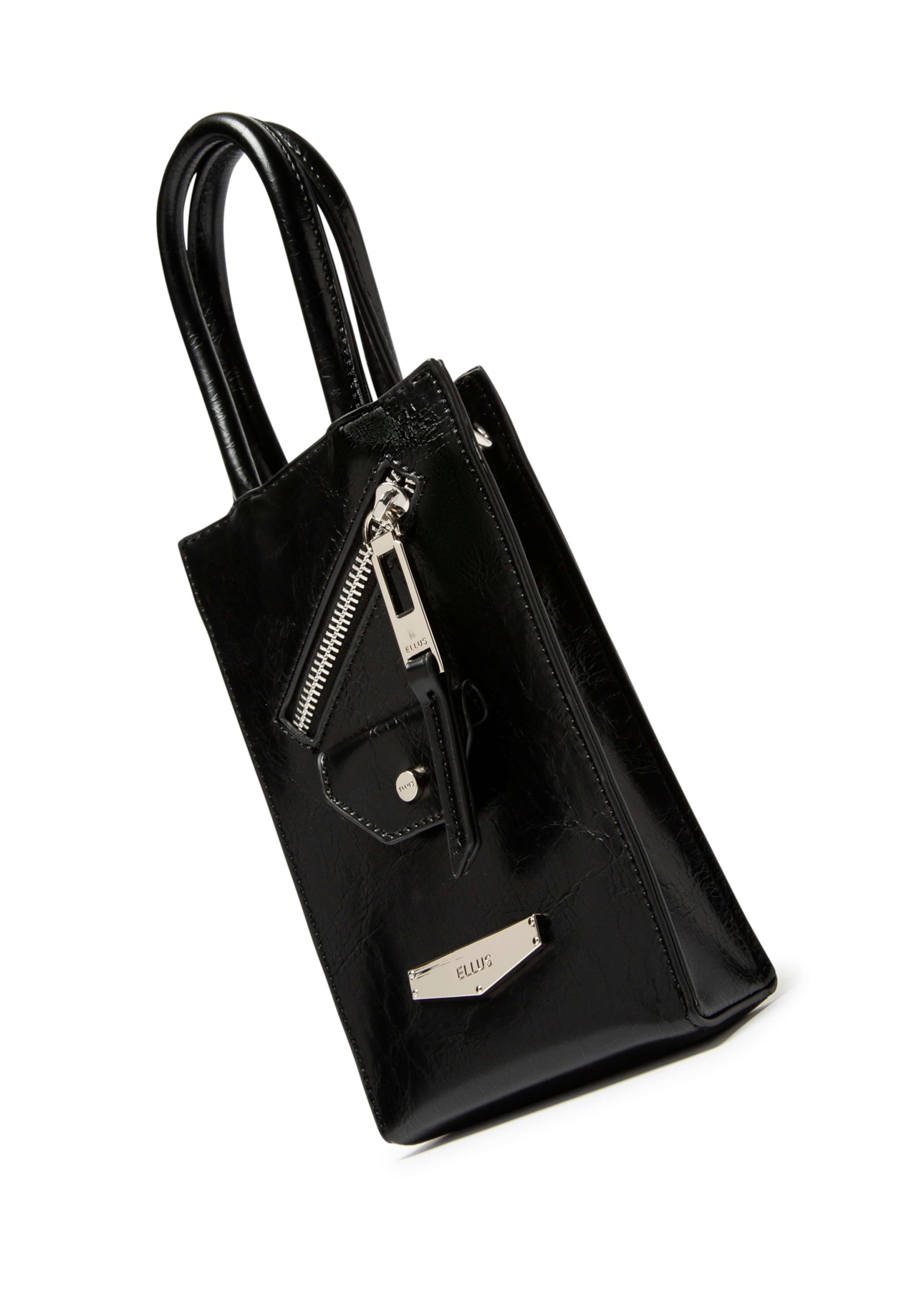 Bolsa Pouch Bag Perfecto Ellus Preto