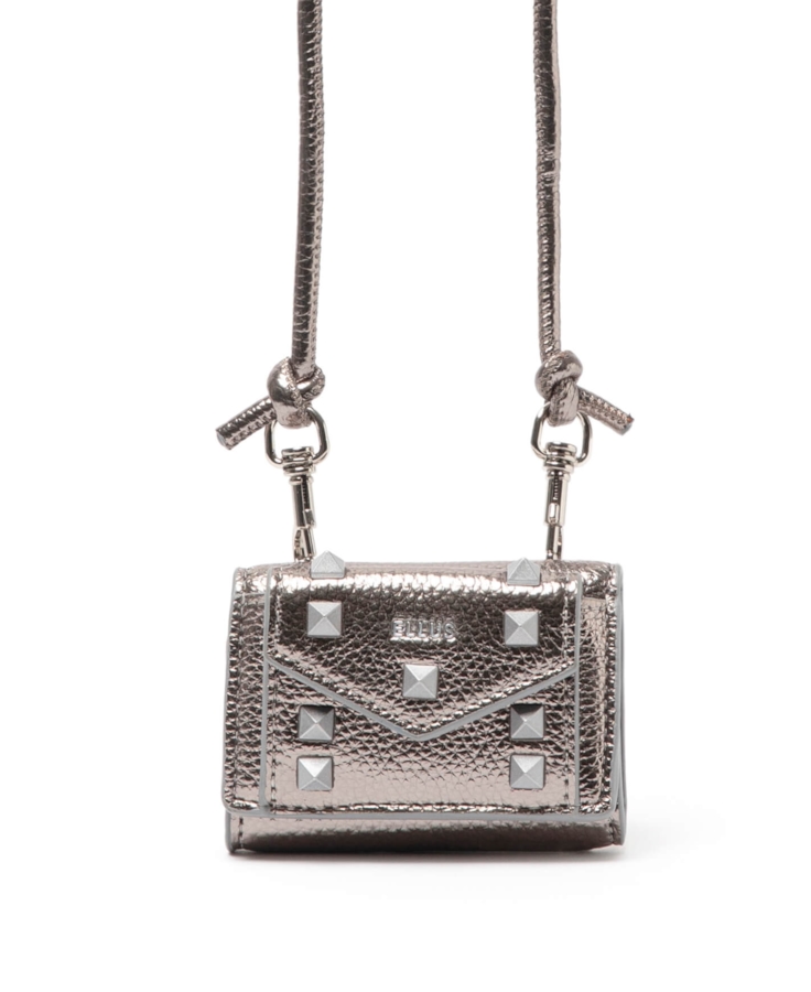 Bolsa Rachel Small Wallet Ellus Silver Gray