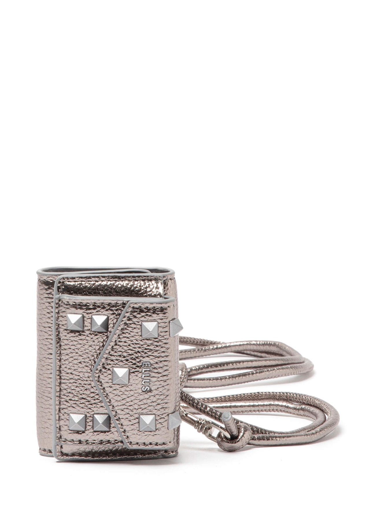 Bolsa Rachel Small Wallet Ellus Silver Gray