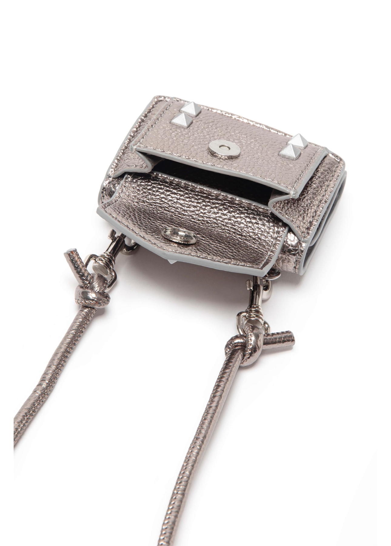 Bolsa Rachel Small Wallet Ellus Silver Gray