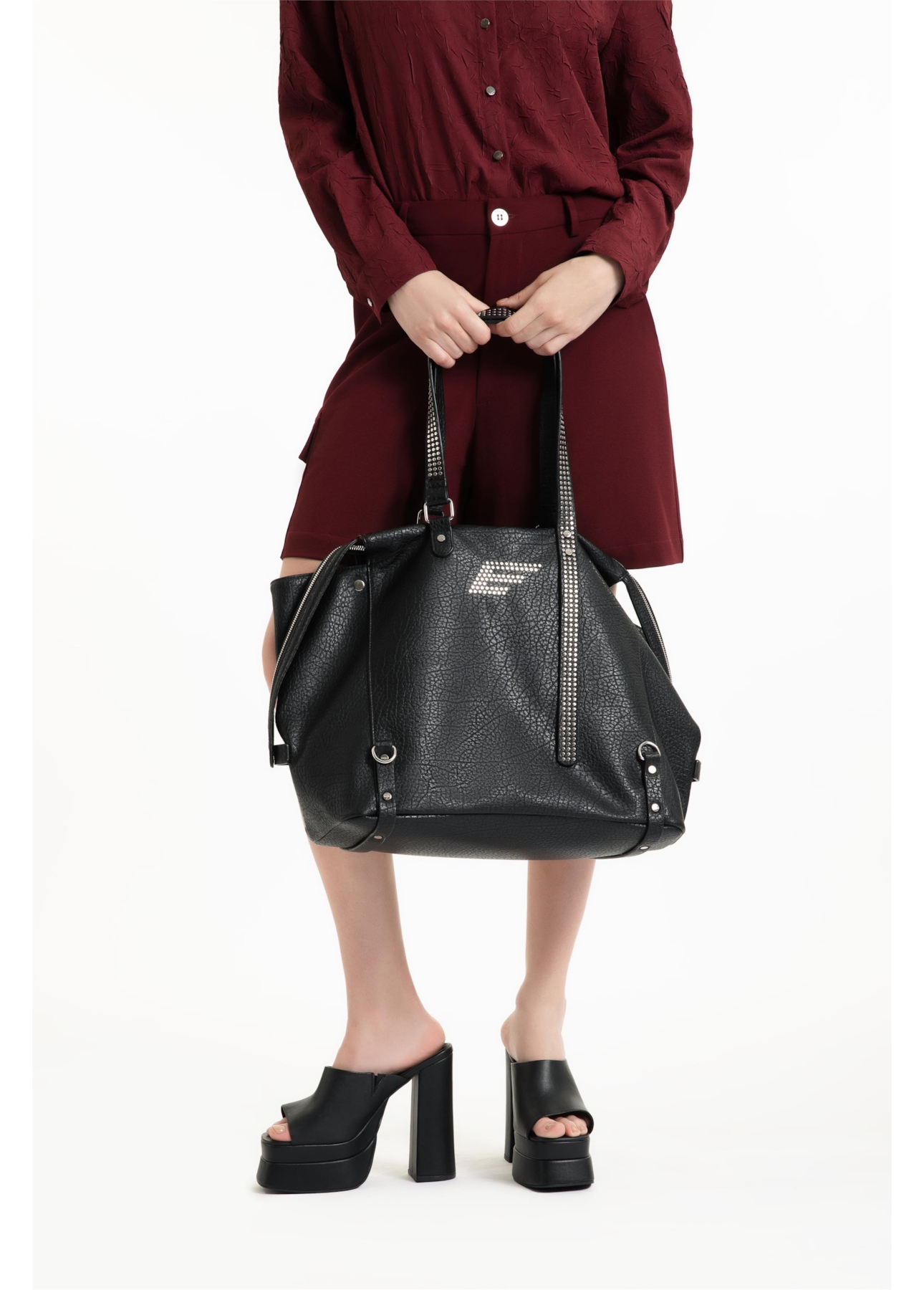 Bolsa Shopping Bag Hailey Preto