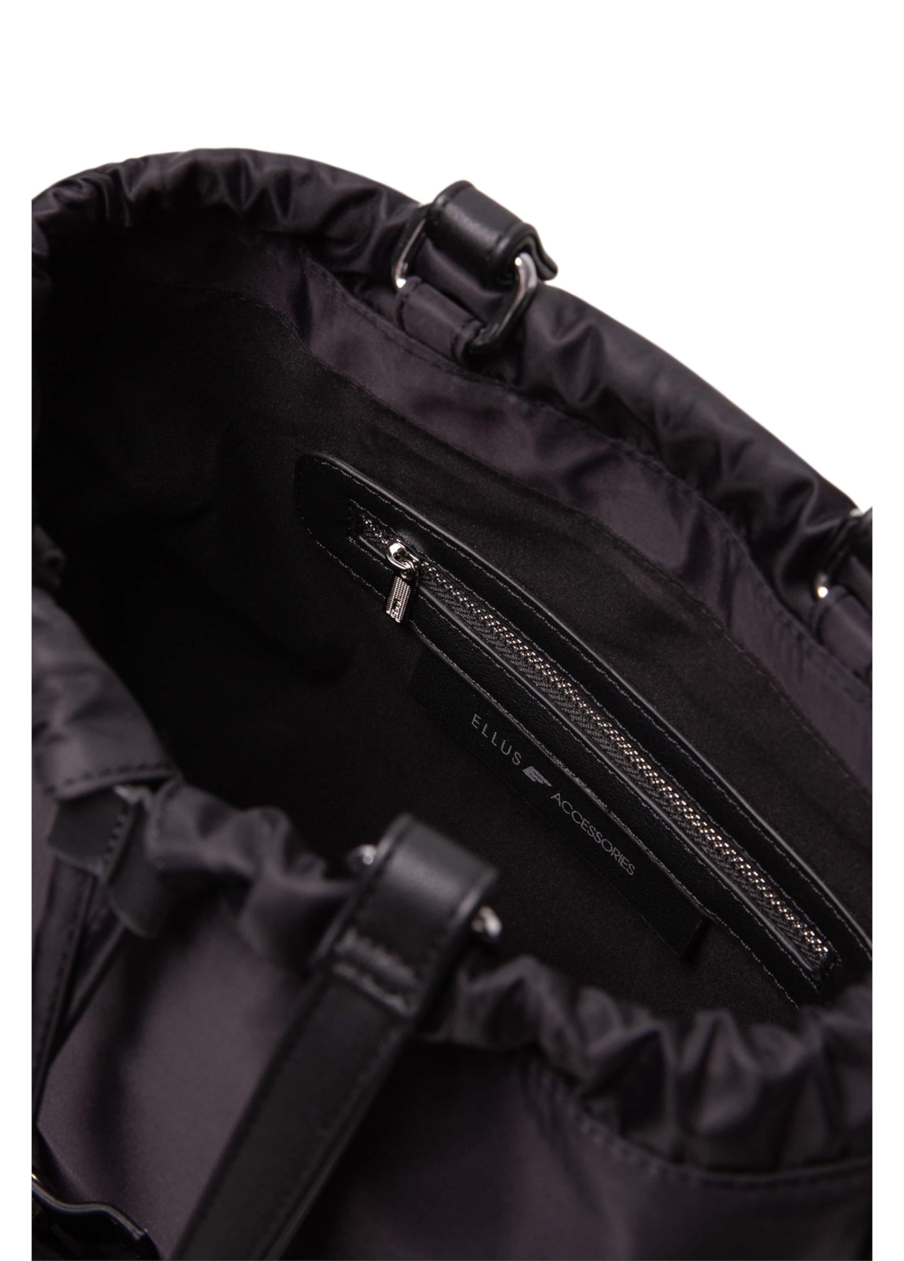 Bolsa Shopping Bag Nylon Crimp Ellus Preto