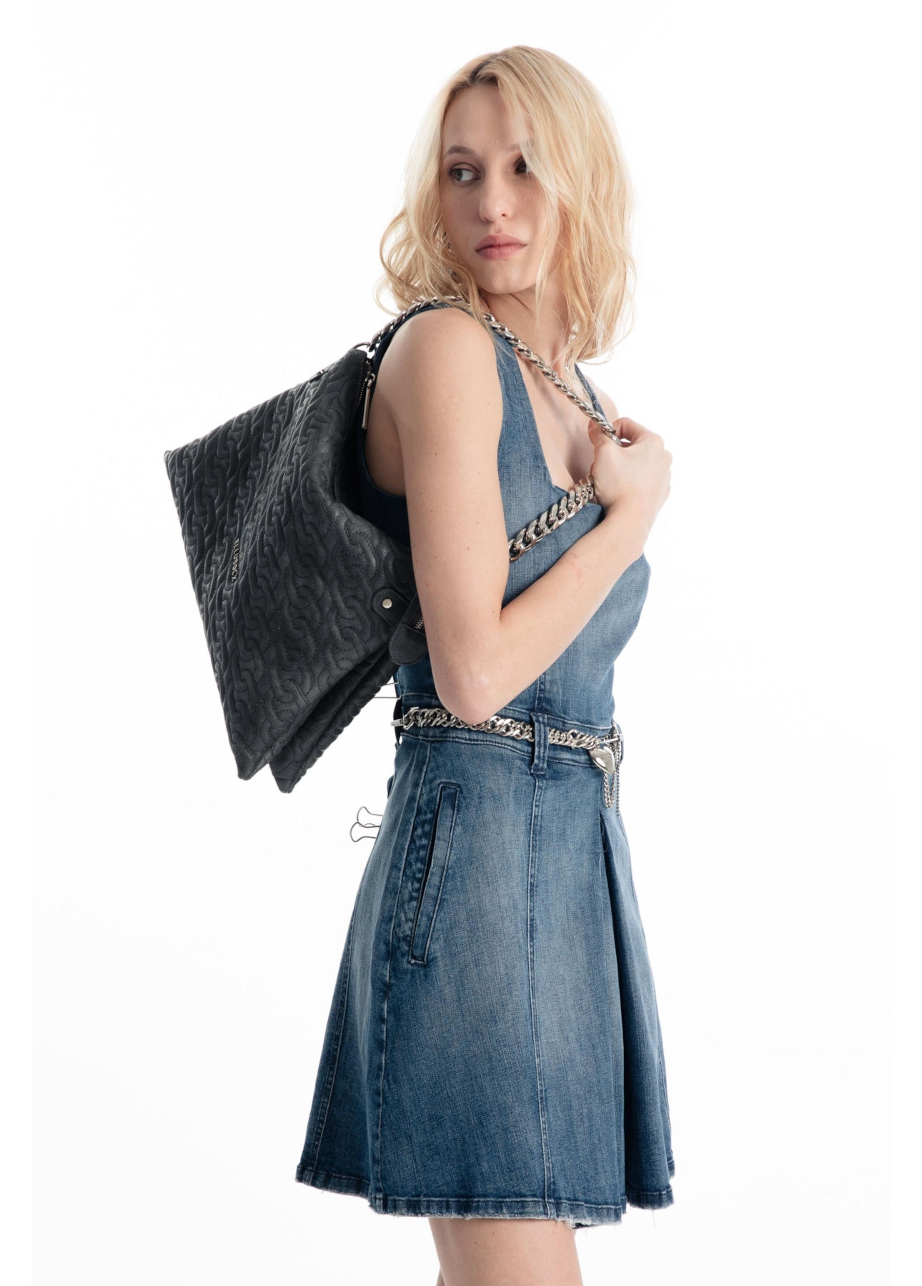 Bolsa Shoulder Bag Avril Ellus Grafite