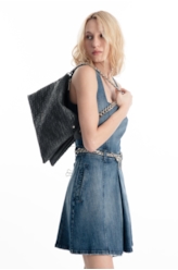 Bolsa Shoulder Bag Avril Ellus Grafite