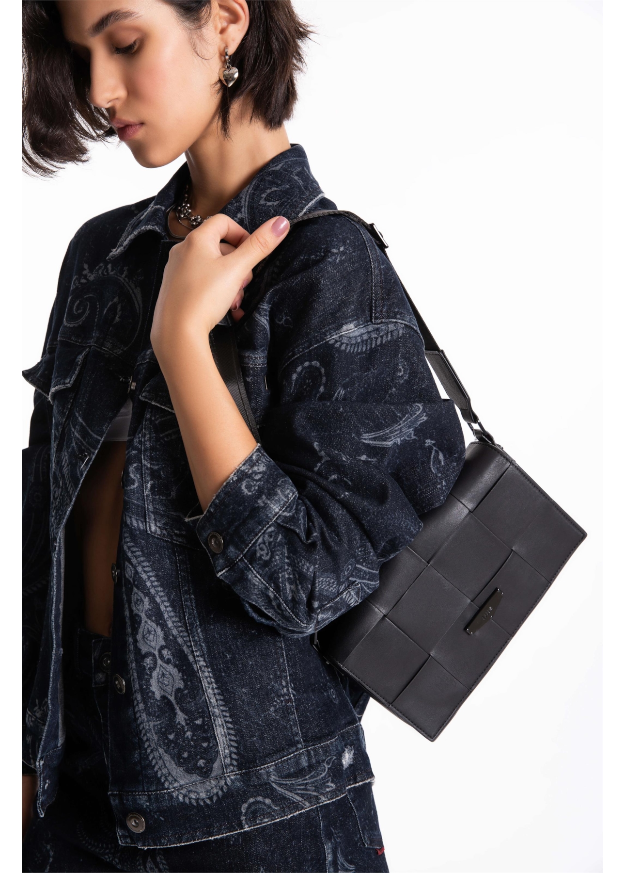 Bolsa Shoulder Bag Eleanor Preto