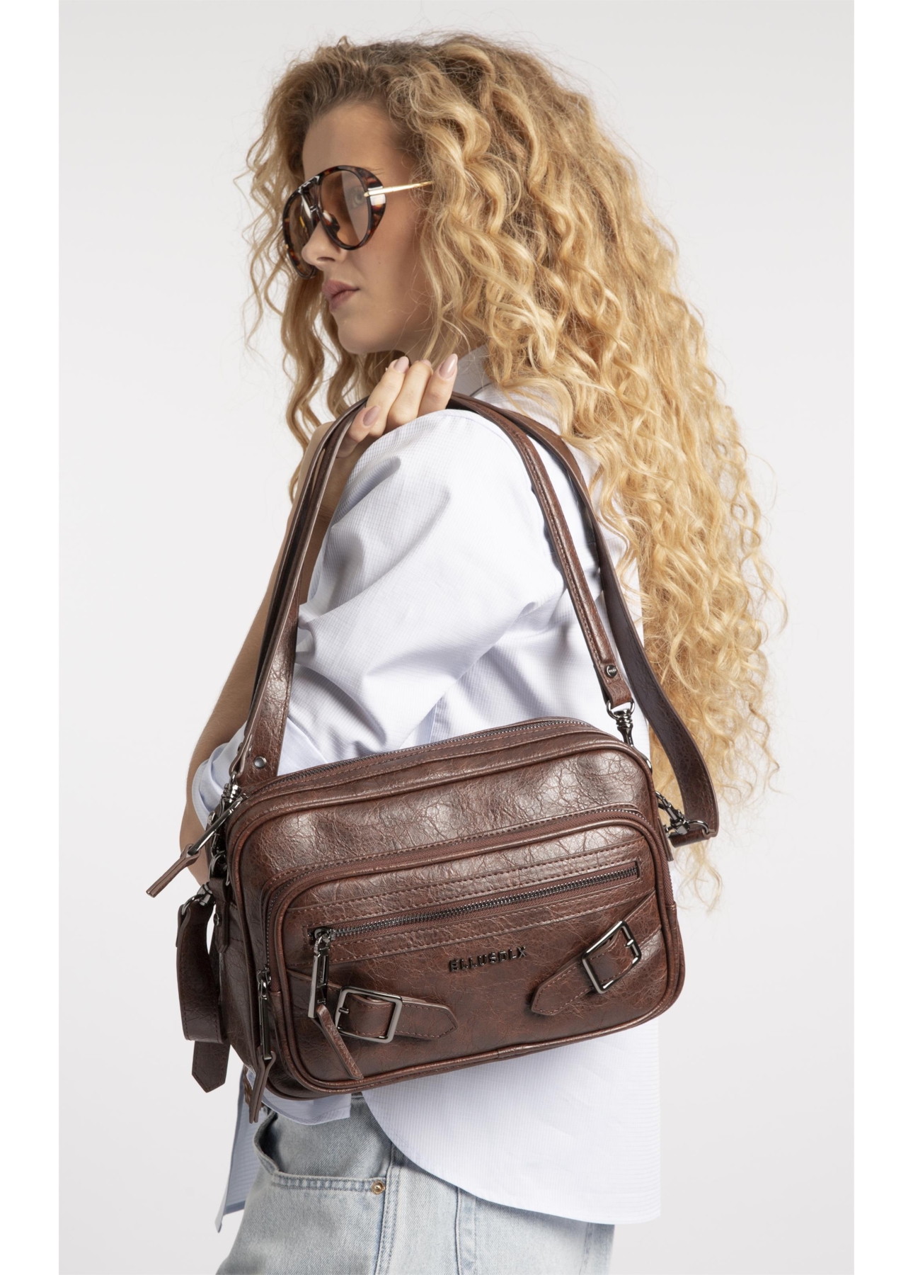 Bolsa Shoulder Bag Kelsey Cafe