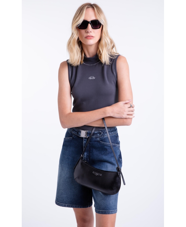 Bolsa Shoulder Bag Lauren Ellus Preto