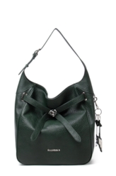 Bolsa Shoulder Bag Lock Samantha Dark Green