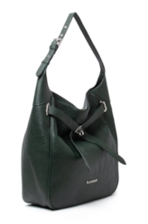 Bolsa Shoulder Bag Lock Samantha Dark Green