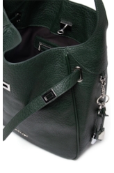 Bolsa Shoulder Bag Lock Samantha Dark Green