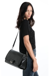 Bolsa Shoulder Bag Megan Ellus Preto