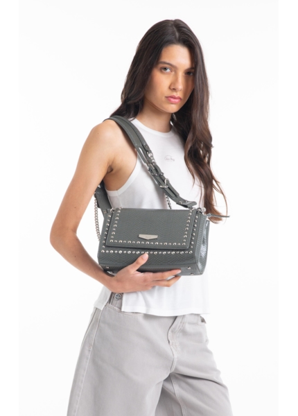 Bolsa Shoulder Bag Mia Ellus Grafite