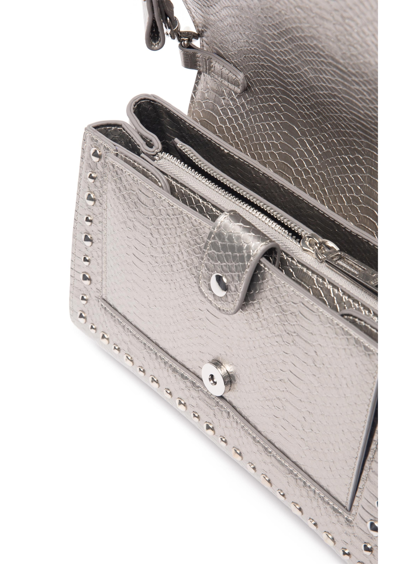 Bolsa Shoulder Bag Mia Ellus Prata