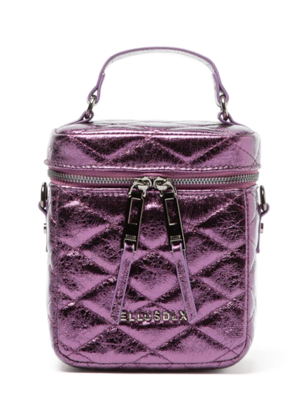 Bolsa Small Bag Quilted Deail Roxo