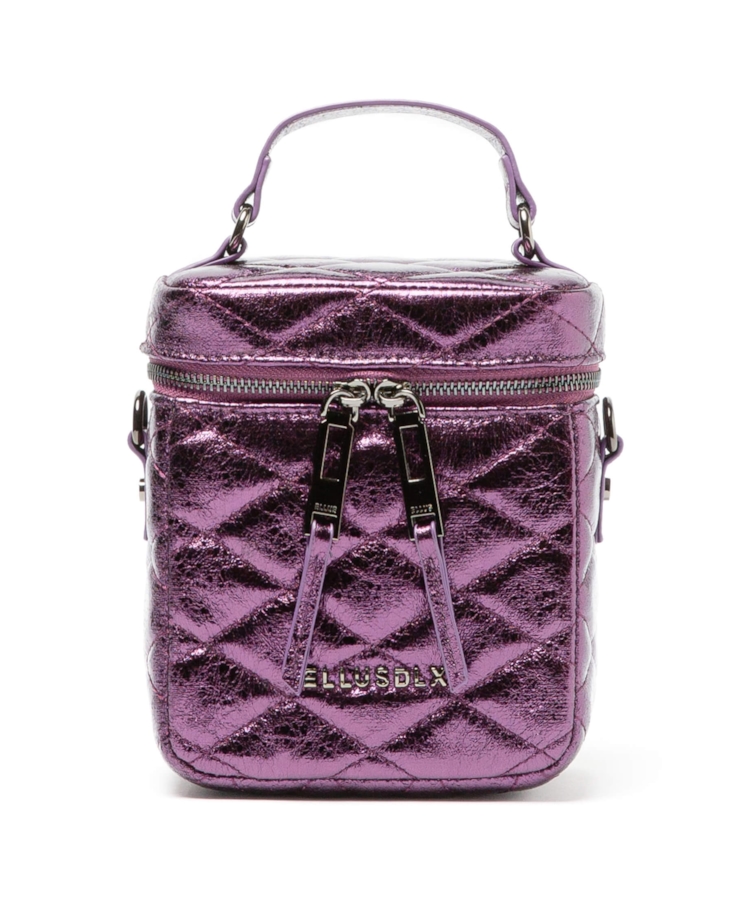 Bolsa Small Bag Quilted Deail Roxo