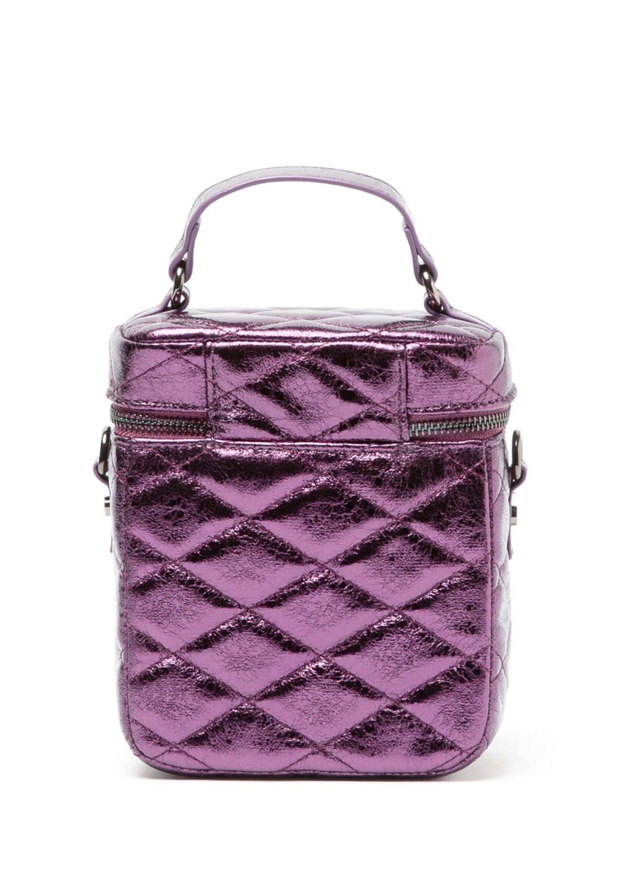 Bolsa Small Bag Quilted Deail Roxo