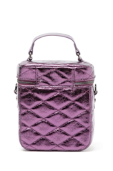 Bolsa Small Bag Quilted Deail Roxo