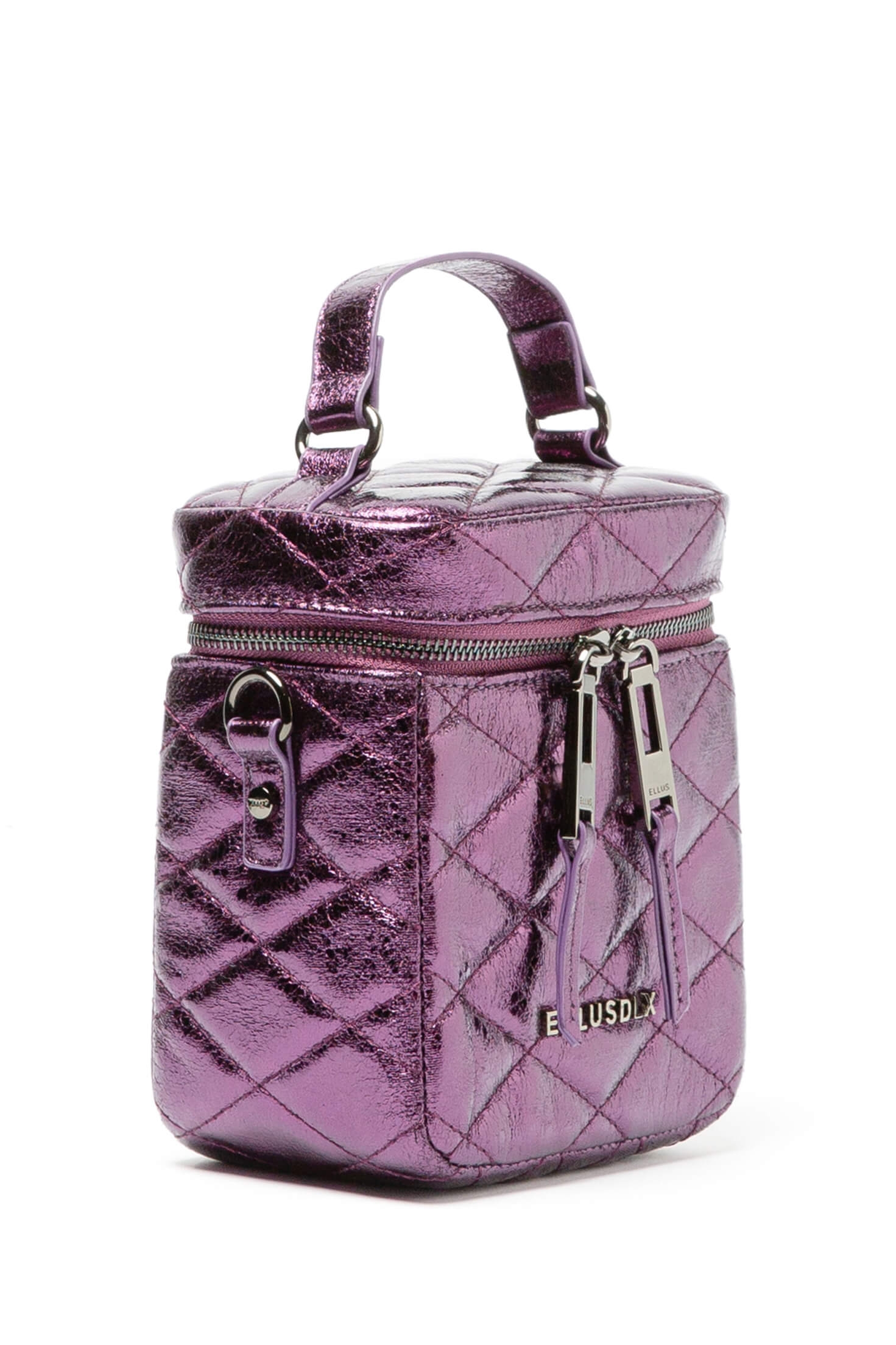 Bolsa Small Bag Quilted Deail Roxo