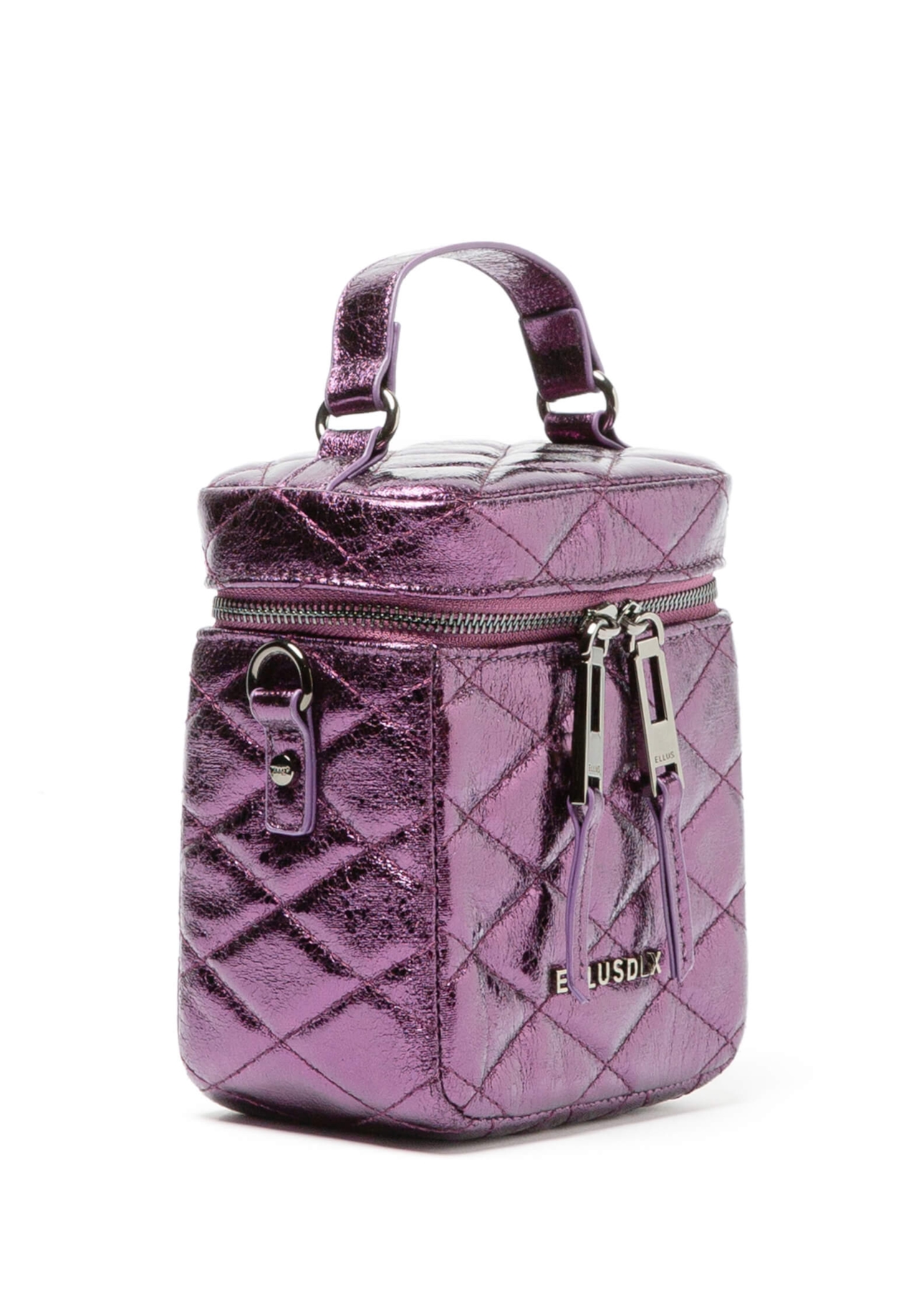 Bolsa Small Bag Quilted Deail Roxo