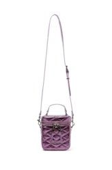 Bolsa Small Bag Quilted Deail Roxo