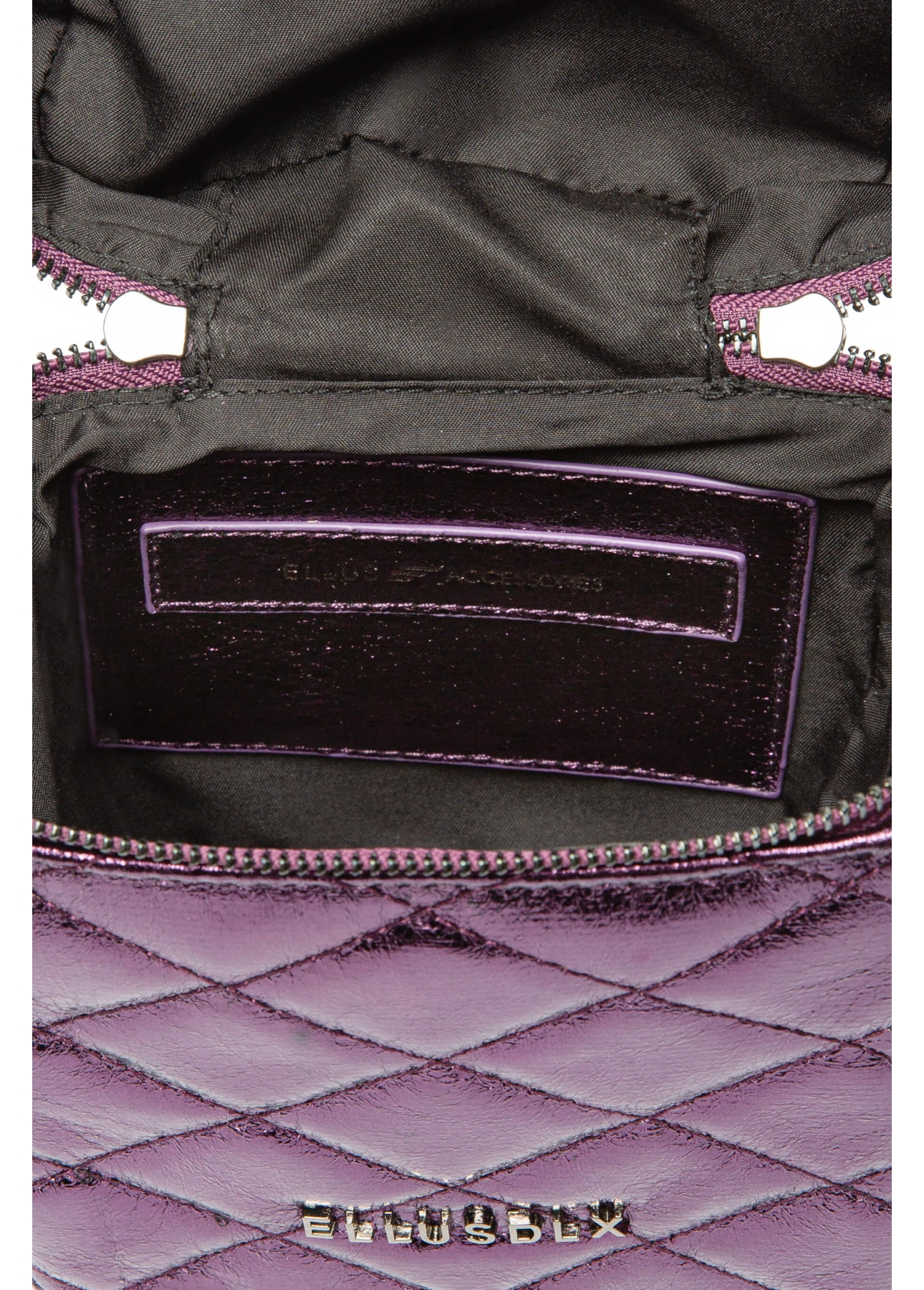 Bolsa Small Bag Quilted Deail Roxo