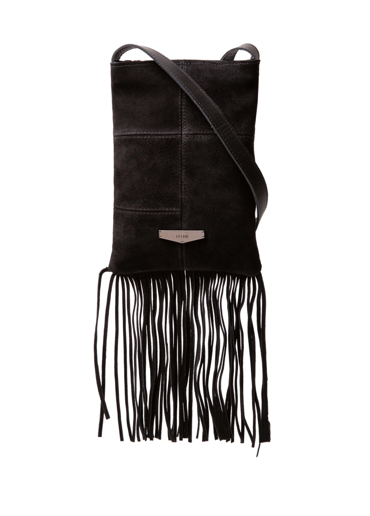 Bolsa Small Crossbody Bag Faux Ellus Preto