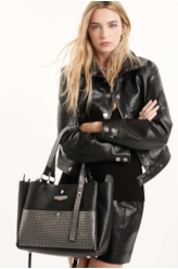 Bolsa Tote Bag Hailey Ellus Preto