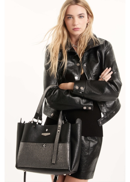 Bolsa Tote Bag Hailey Ellus Preto