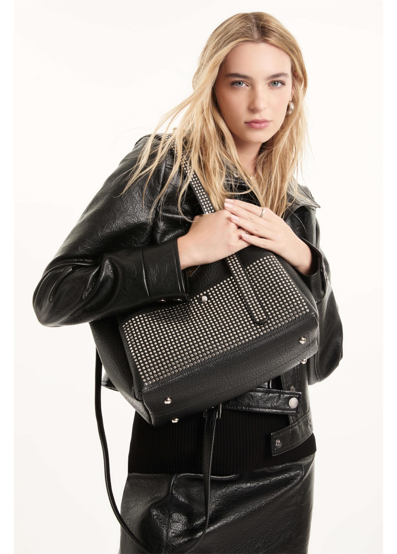 Bolsa Tote Bag Hailey Ellus Preto