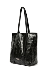 Bolsa Tote Bag Hera Techno Leather Preto