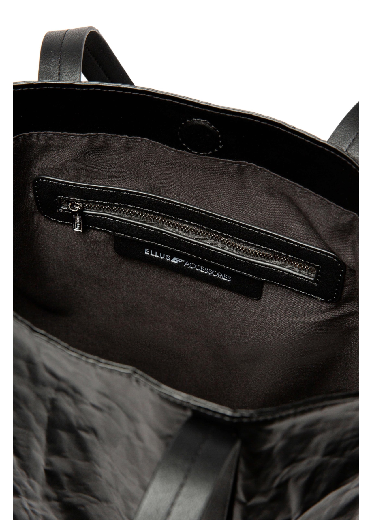 Bolsa Tote Bag Hera Techno Leather Preto
