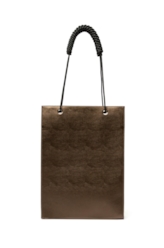 Bolsa Tote Bag Minimal Ellus Dark Brown