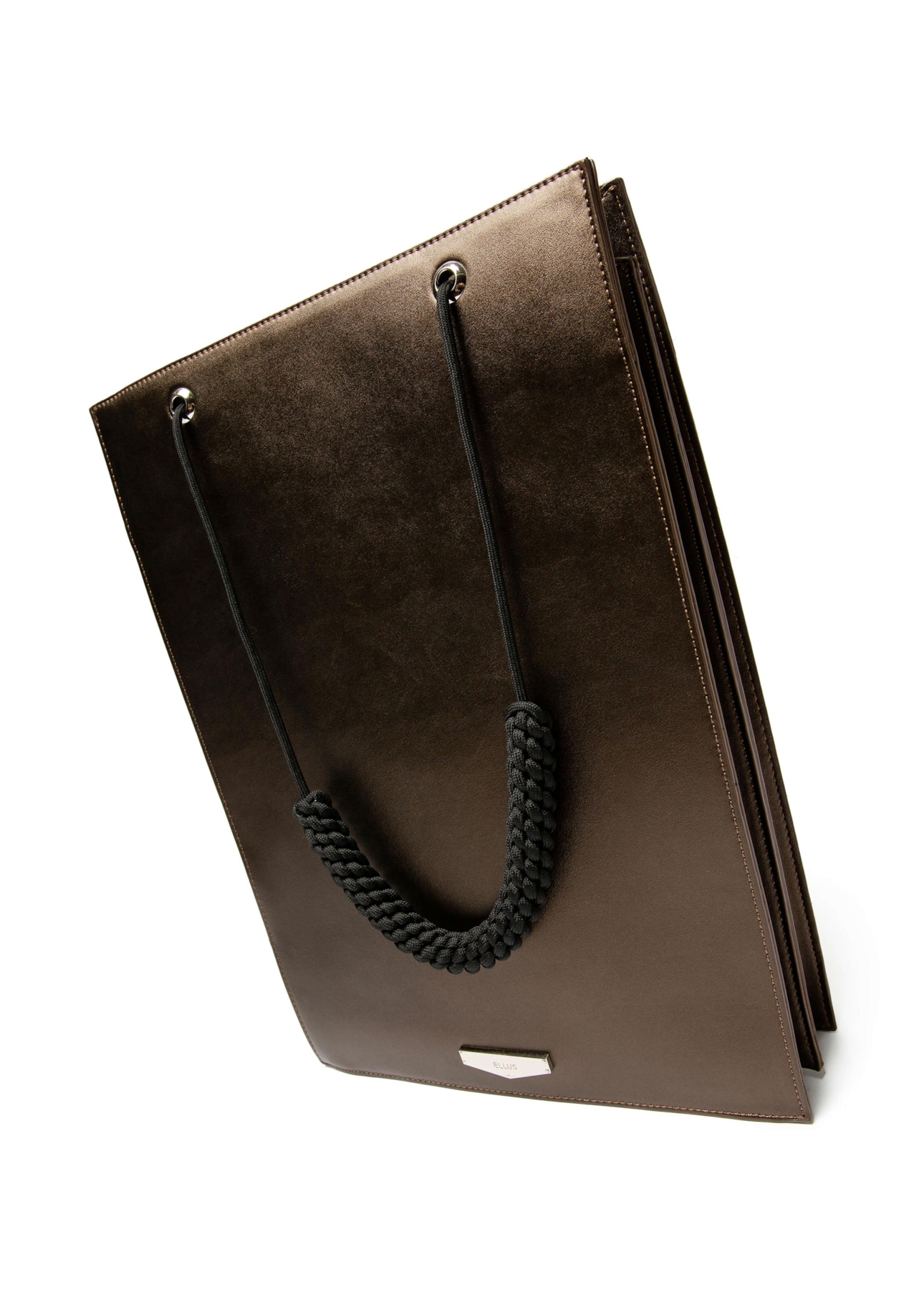 Bolsa Tote Bag Minimal Ellus Dark Brown