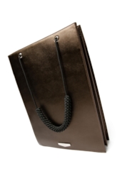 Bolsa Tote Bag Minimal Ellus Dark Brown