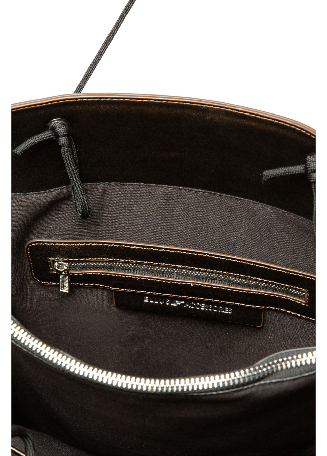 Bolsa Tote Bag Minimal Ellus Dark Brown