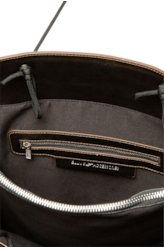 Bolsa Tote Bag Minimal Ellus Dark Brown
